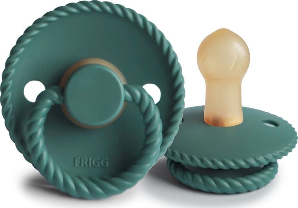 Ciuccio Frigg Rope Latex Vintage Green - Varie Misure – 0 - 6 Mesi