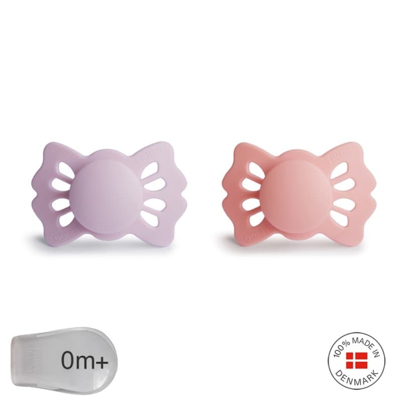 Succhietto Frigg Simmetrico Silicone 2 in 1 Lucky 0-6 mesi - Vari Colori – S.Lilac/Pretty P.
