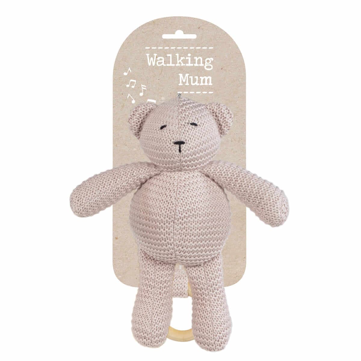 Orso Musicale a Maglia Pasito A Pasito WM – Rosa
