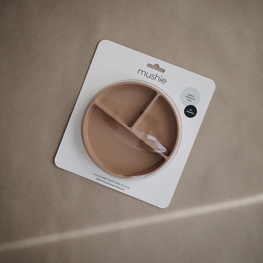 Piatto Mushie In Silicone Morbido - Vari Colori – Naturale