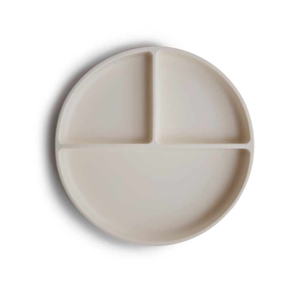 Piatto Mushie In Silicone Morbido - Vari Colori – Avorio