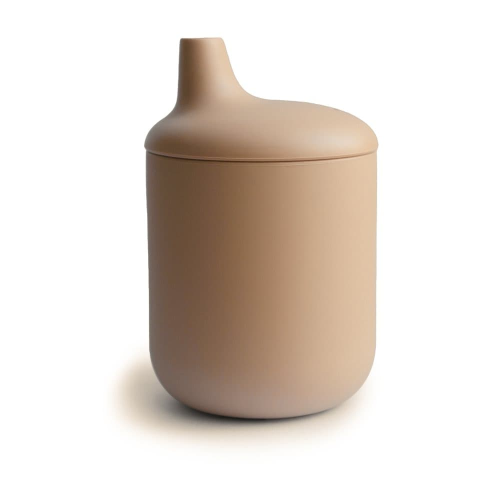 Tazza Mushie Sippy In Silicone Morbido - Vari Colori – Naturale