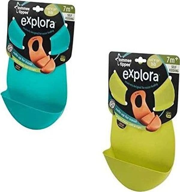 Bavaglino Roll&Go 6M+ Tommee Tippee – Turchese