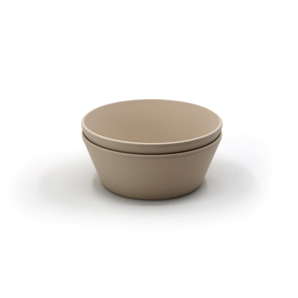 Set 2 Ciotole Mushie Round – Vaniglia
