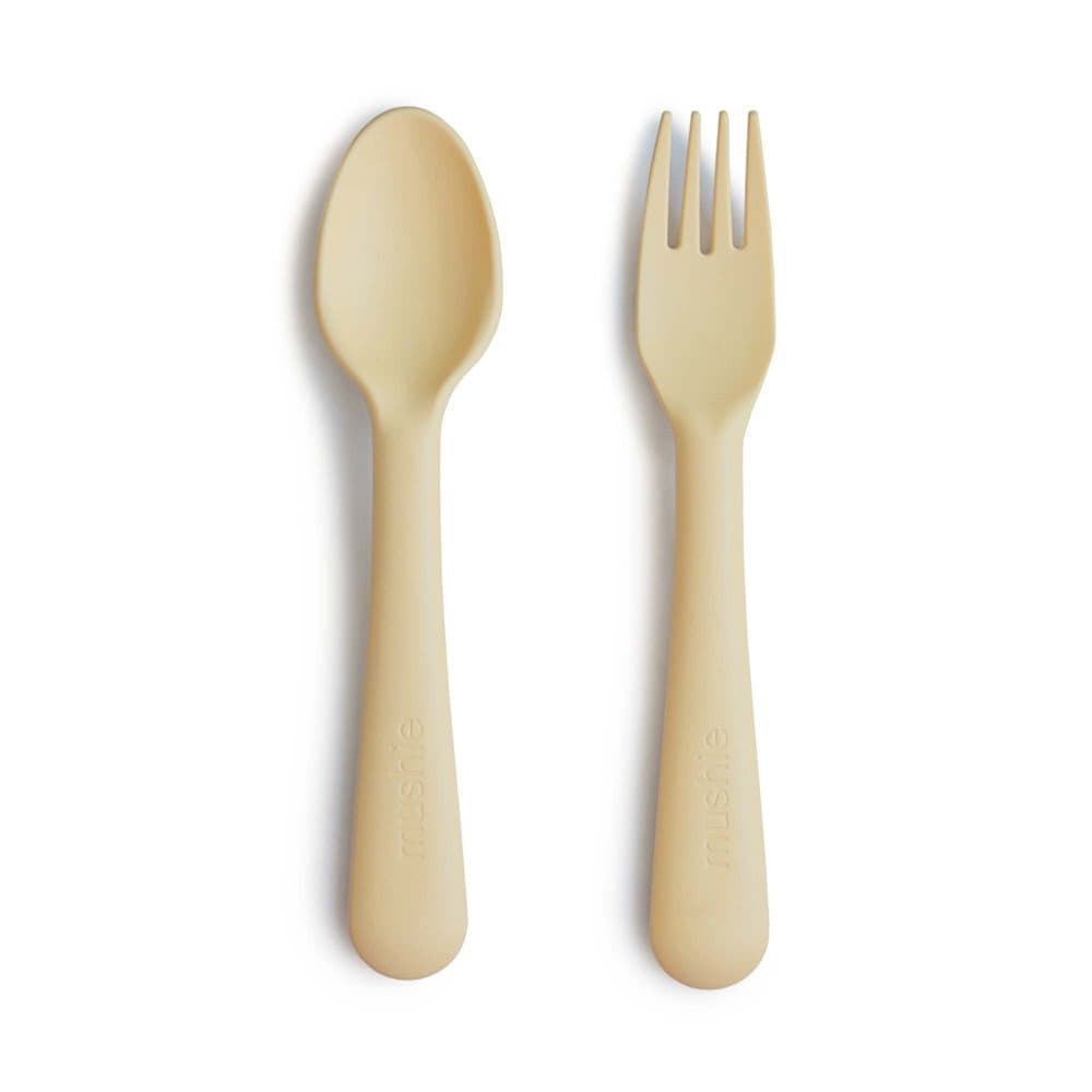 Set 2 Posate Mushie – Giallo