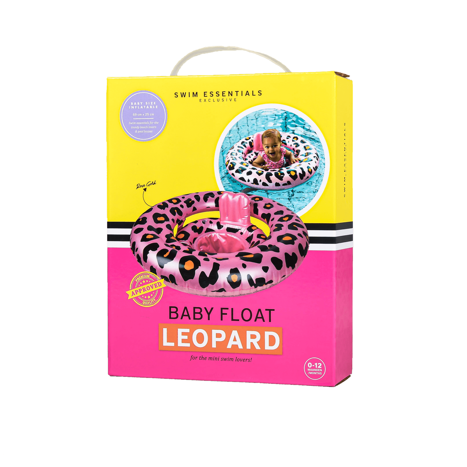 Salvagente Mutandina Swim Essentials 0-1a – Nero & Oro Rosa