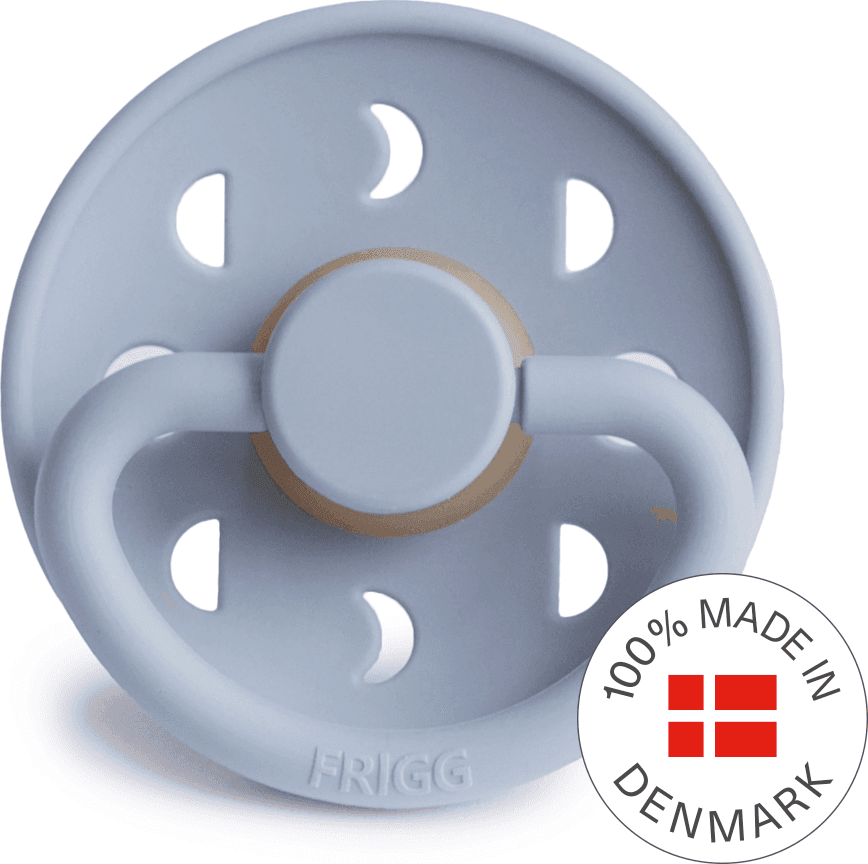 Ciuccio FRIGG Moon Phase Powder Blue Latex – 6 -18-mesi