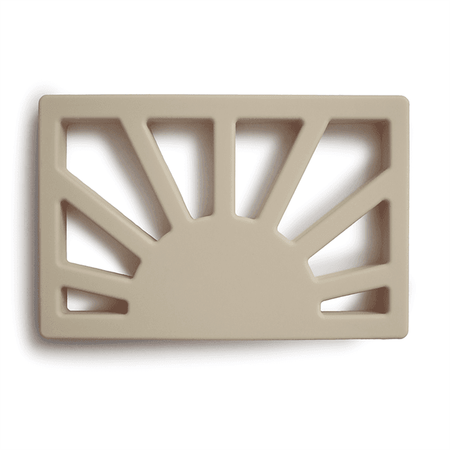 Dentarello Silicone Mushie Sole – Sabbia
