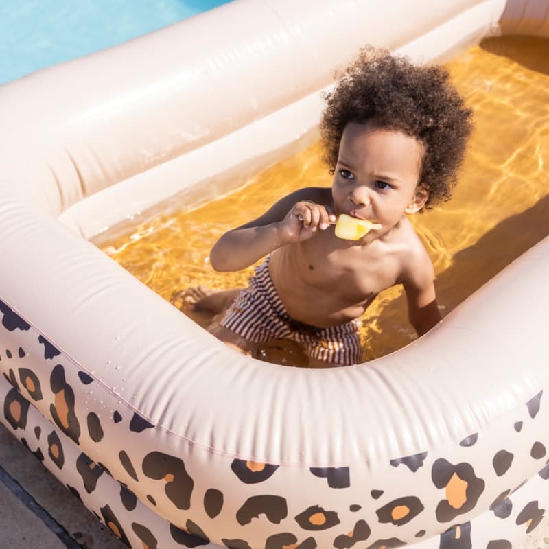 Piscina Gonfiabile Swim Essentials 211 x 132 x 46 cm – Beige & Nero