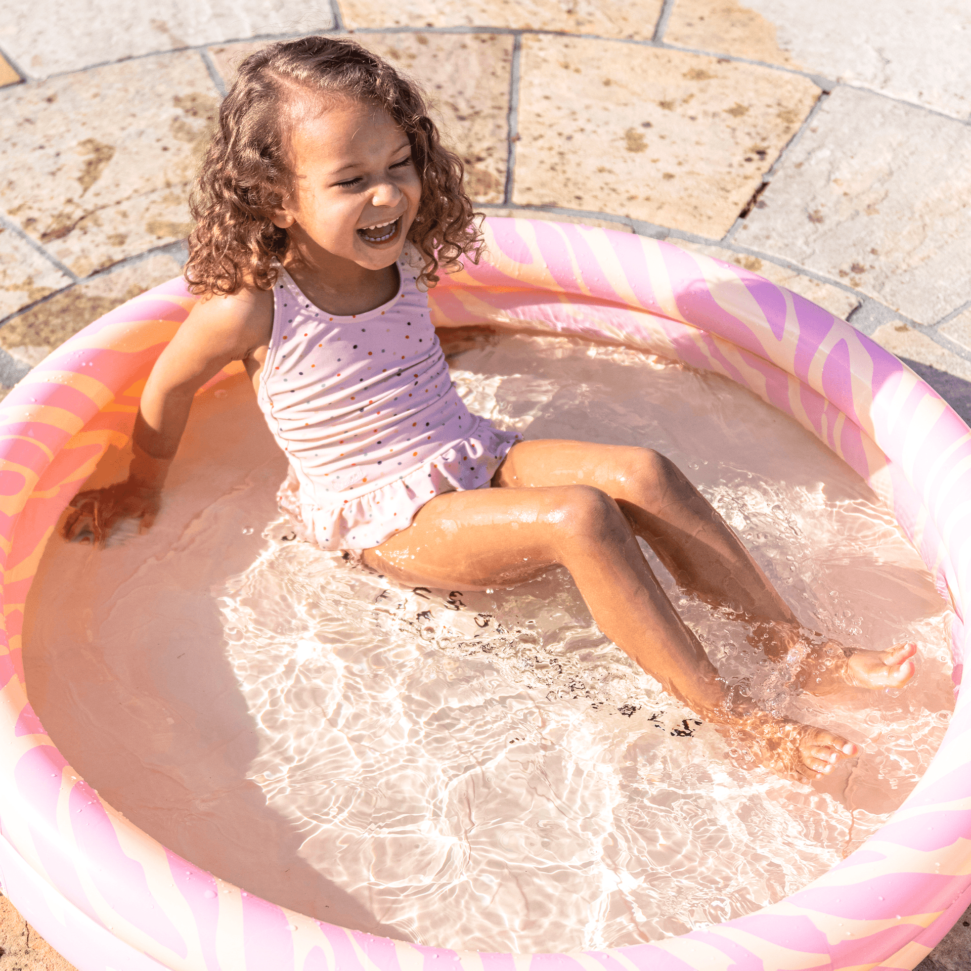 Piscina Gonfiabile Swim Essentials Ø 100 – Rosa & Giallo