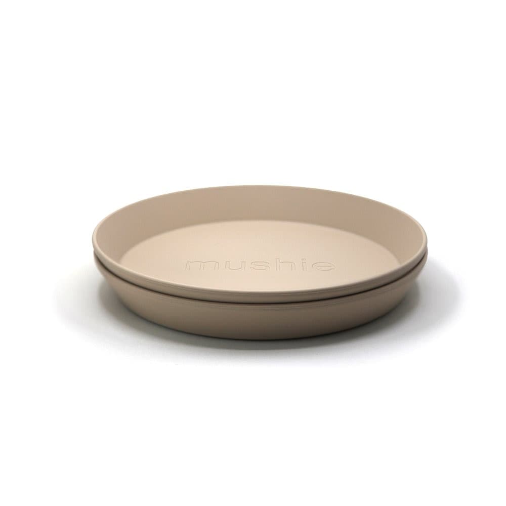 Set 2 Piatti Mushie Round – Vaniglia