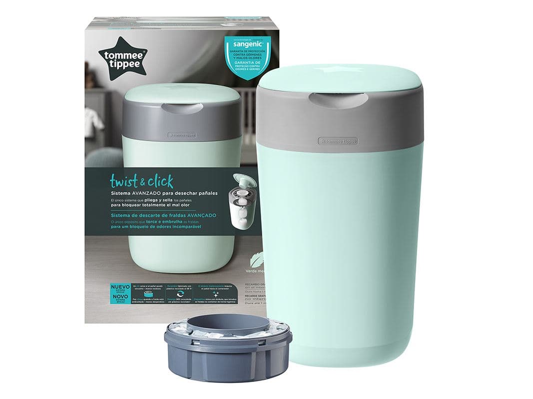 Contenitore per Pannolini Tommee Tippee Sangenic Twist & Click – Verde