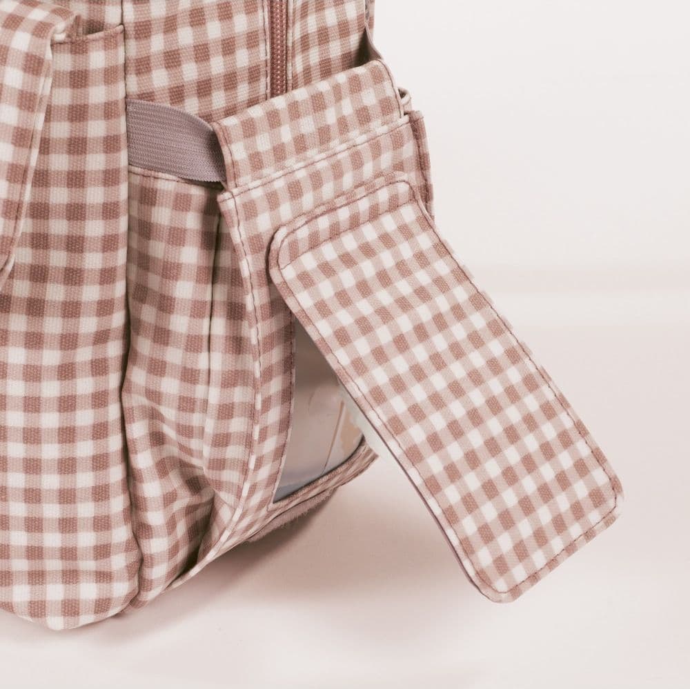 Zaino Pasito a Pasito Walking Mum I Love Vichy – Bianco & Rosa