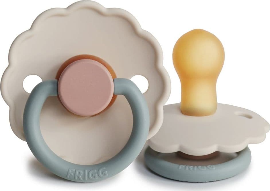 Ciuccio Frigg Daisy Latex Cotton Candy - Varie Misure – 0 - 6 Mesi