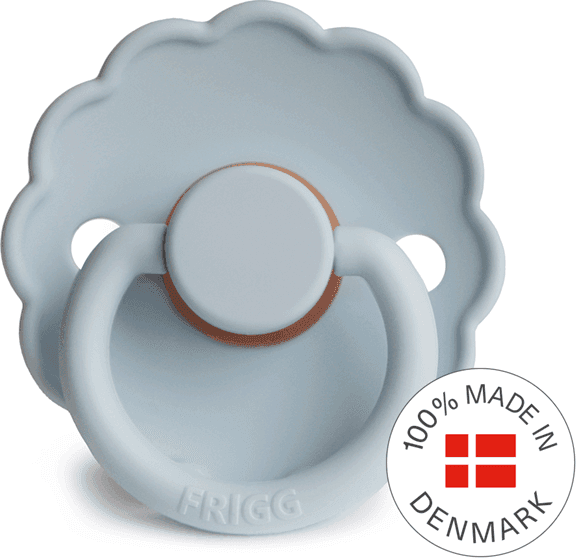 Ciuccio FRIGG Daisy Powder Blue Latex – 6 -18-mesi