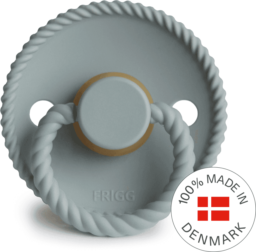 Ciuccio FRIGG Rope  French Gray Latex – 0 - 6 Mesi