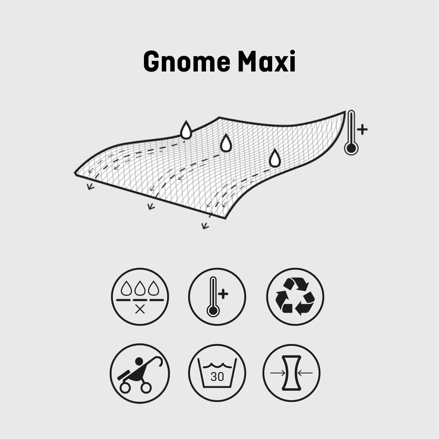 Sacco Invernale Doolittle GNOME Maxi 200 Econyl Primaloft – Blu