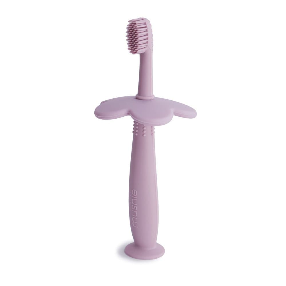 Spazzolino da denti per l'allenamento Mushie – Lilla