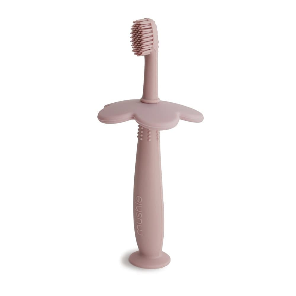 Spazzolino da denti per l'allenamento Mushie – Rosa