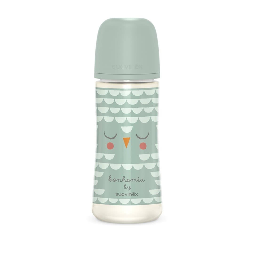 Biberon Suavinex Bonhomia Plastica Sil. SX PRO 360 ml Piuma - Vari Colori – Verde