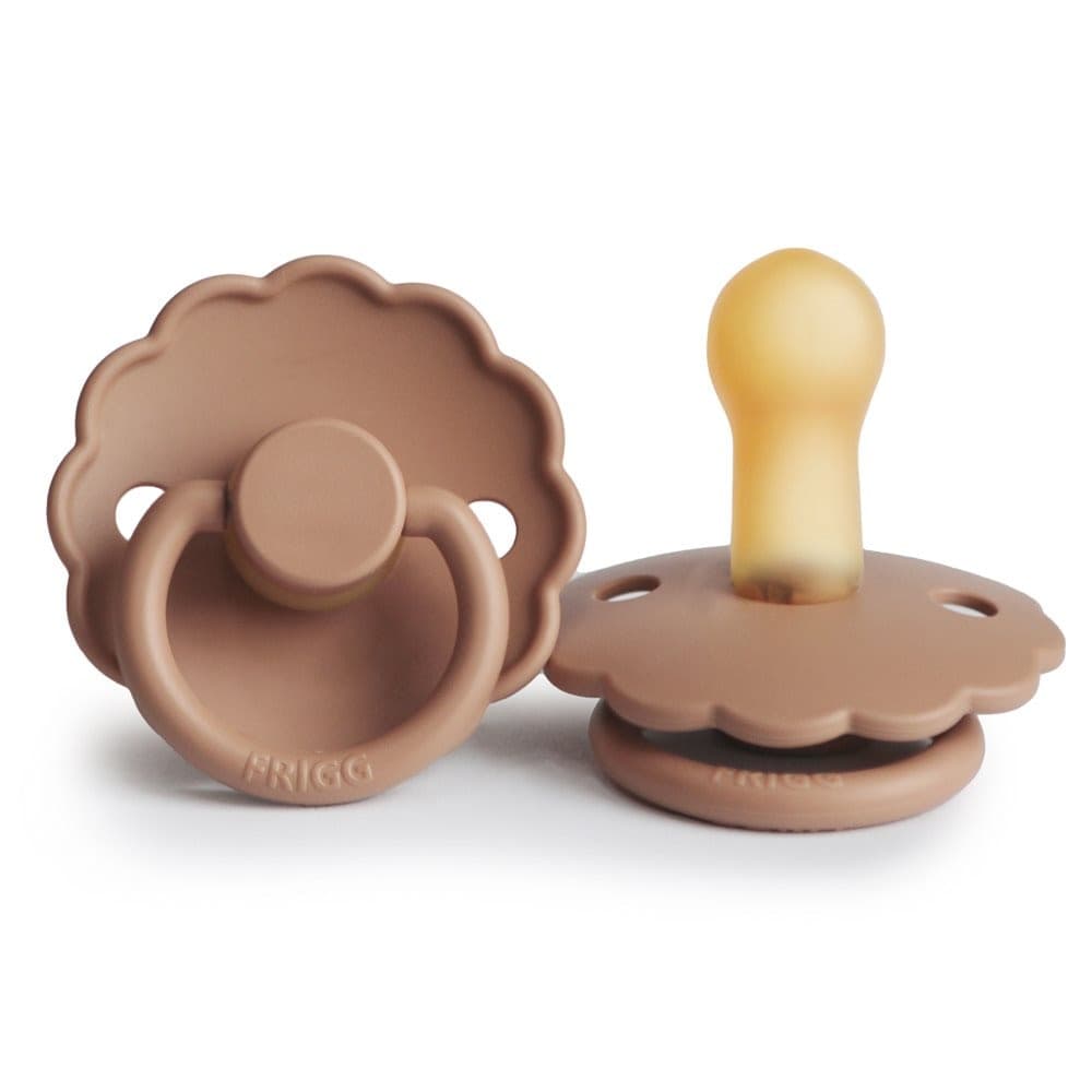 Ciuccio Frigg Daisy Latex Peach Bronze - Varie Misure – 6 -18-mesi