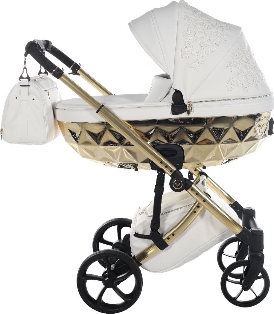 Junama Tailor 3 in 1 Ecopelle – Bianco&Oro