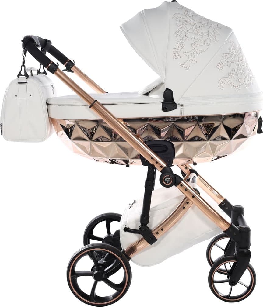 Junama Tailor 3 in 1 Ecopelle – Bianco&Oro Rosa