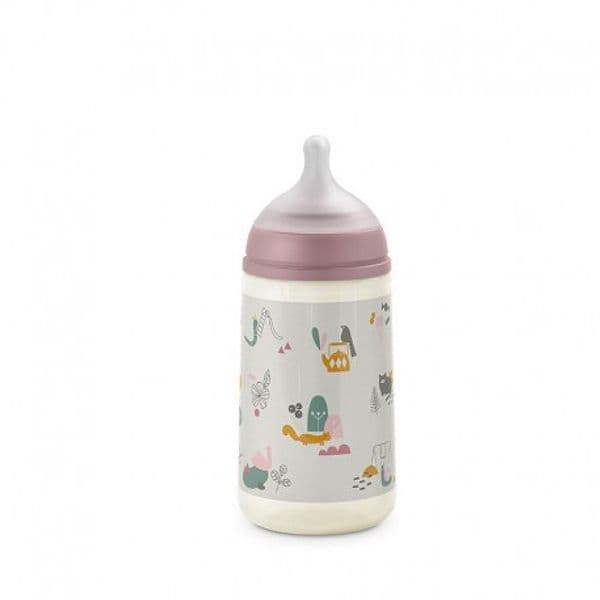 Biberon Suavinex Walkpark Plastica Sil. SX PRO 270 ml - Vari Colori – Rosa Cipolla
