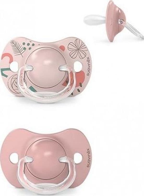 Succhietto Suavinex Walkpark Silicone SX PRO 6-18 mesi  2 PZ Vari Colori – Rosa Cipolla