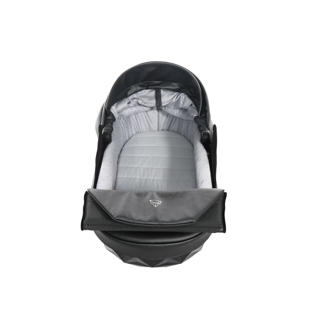 Junama Diamond S-Class V3 3 in 1 Nero Telaio Nero Dettagli Rosso - 23
