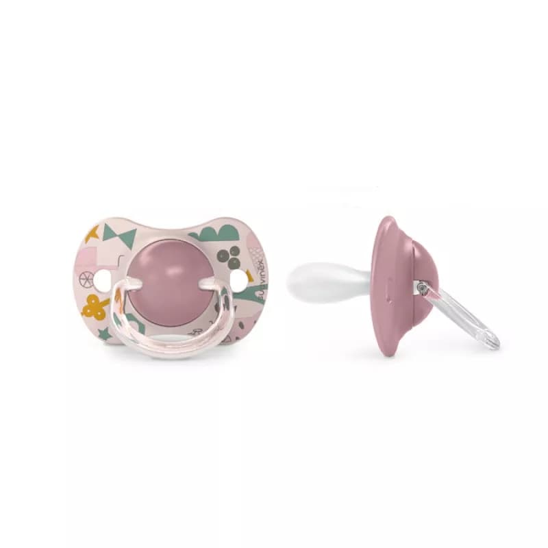 Succhietto Suavinex Walkpark Silicone SX PRO - 18 mesi  2 PZ Vari Colori – Rosa Cipolla