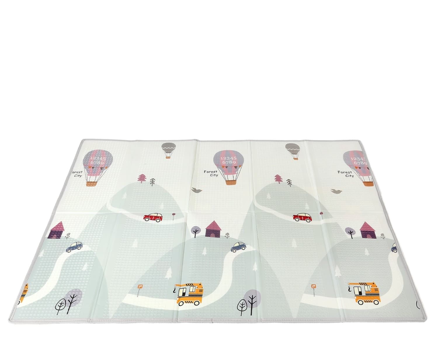 Tappeto Pieghevole Reversibile Kiokids 200x150 cm – Mongolfiere