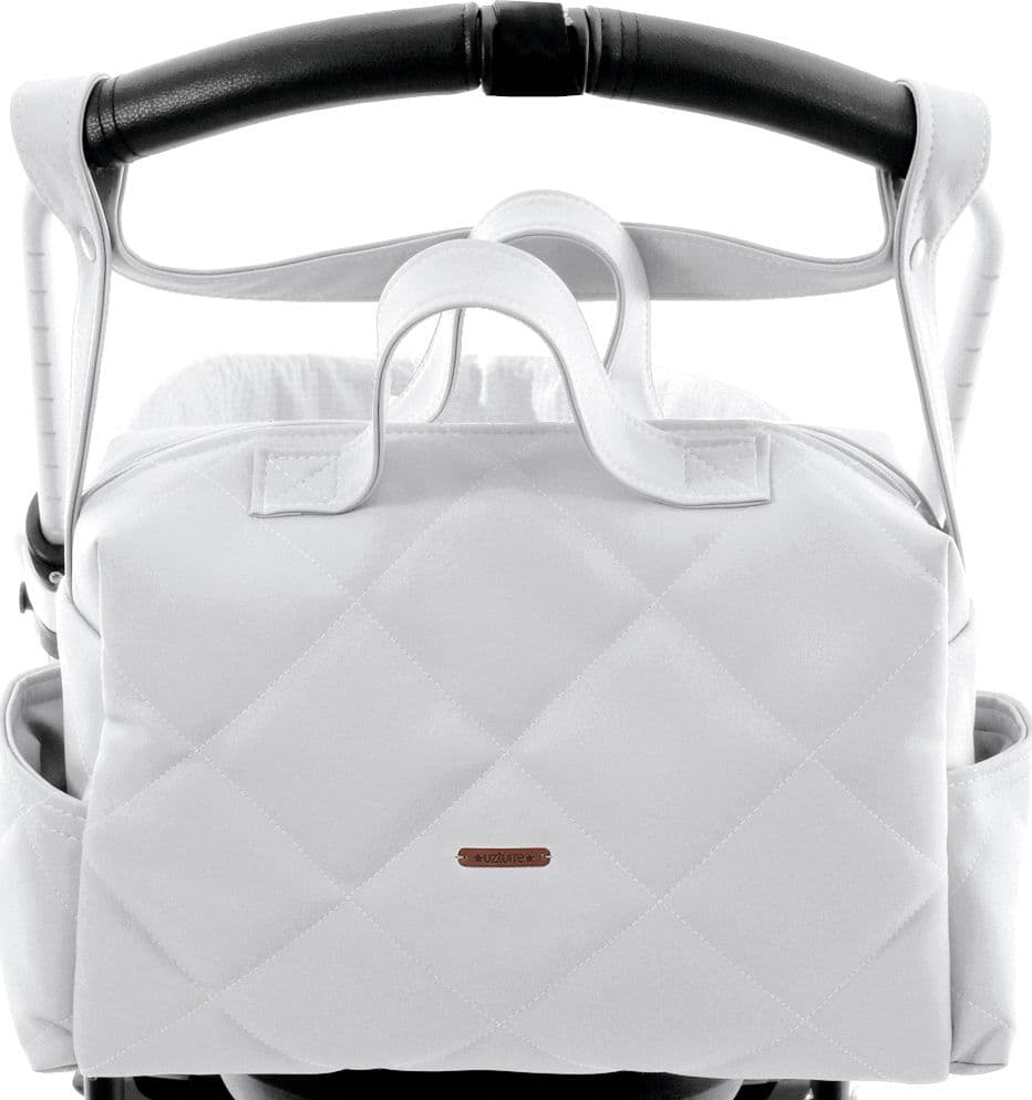 Borsa Passeggio Uzturre Cocco – Bianco