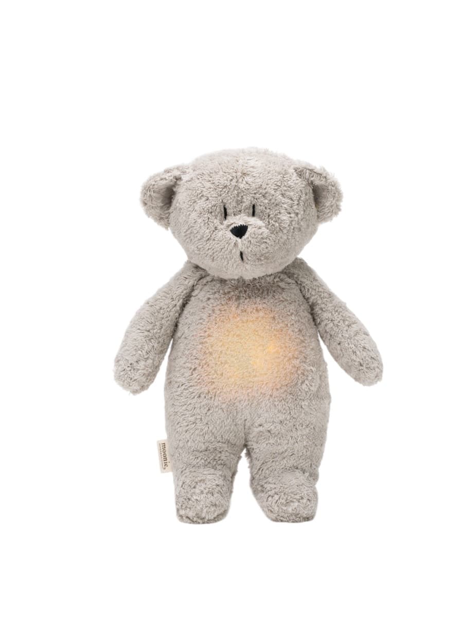 Orsetto Vintage con Lampada Moonie 2.0 – Grigio
