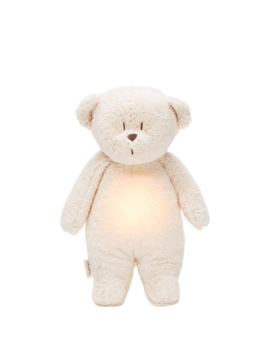 Orsetto Vintage con Lampada Moonie 2.0 – Bianco
