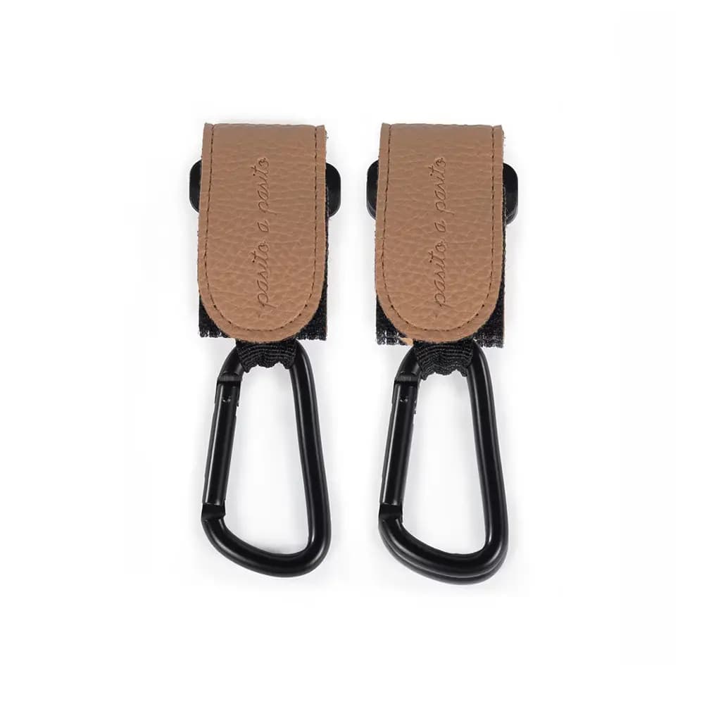 Set 2 Ganci Pasito a Pasito per Passeggino Icon – Caramel Brown