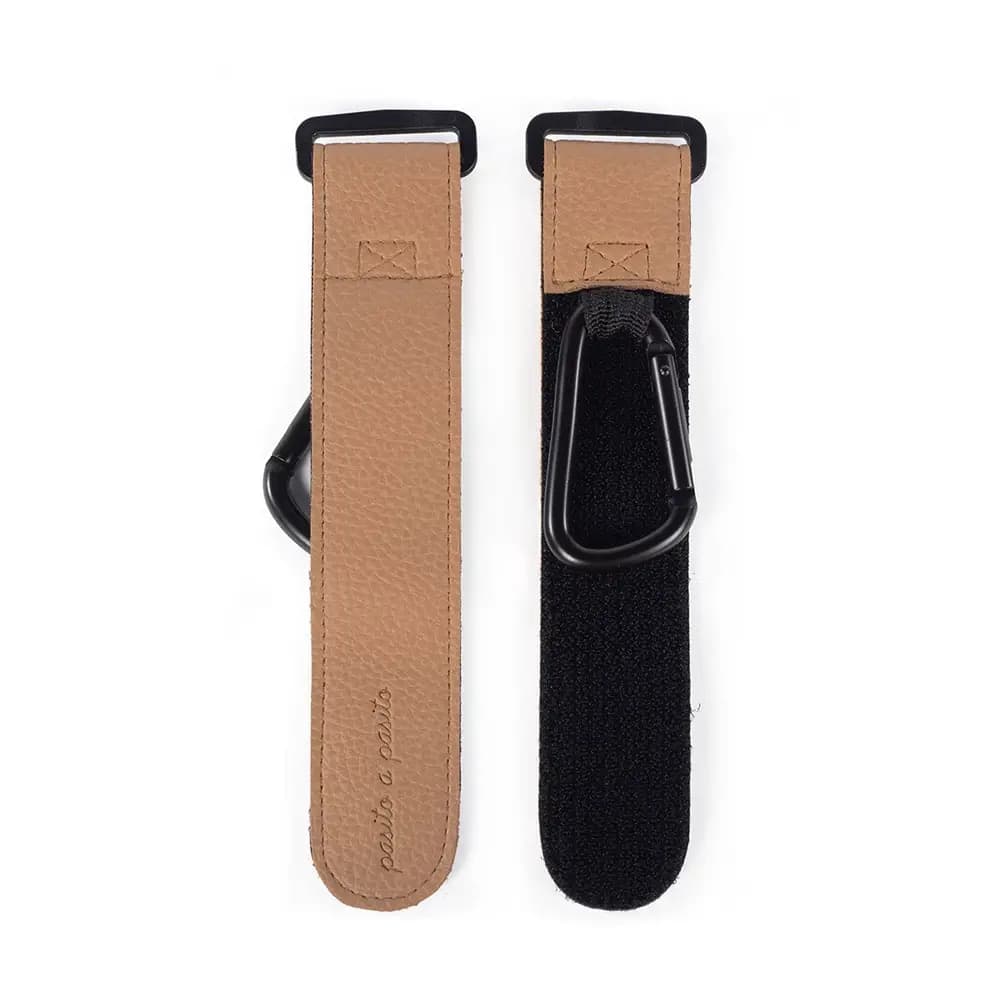 Set 2 Ganci Pasito a Pasito per Passeggino Icon – Caramel Brown