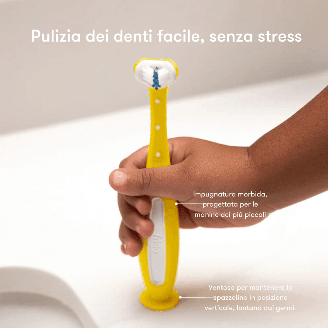 Spazzolino da Denti Frida Baby Triangolare ToothHugger - 8
