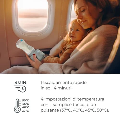 Scaldabiberon Portatile Universale Nuvita Warm'n'Go - 7