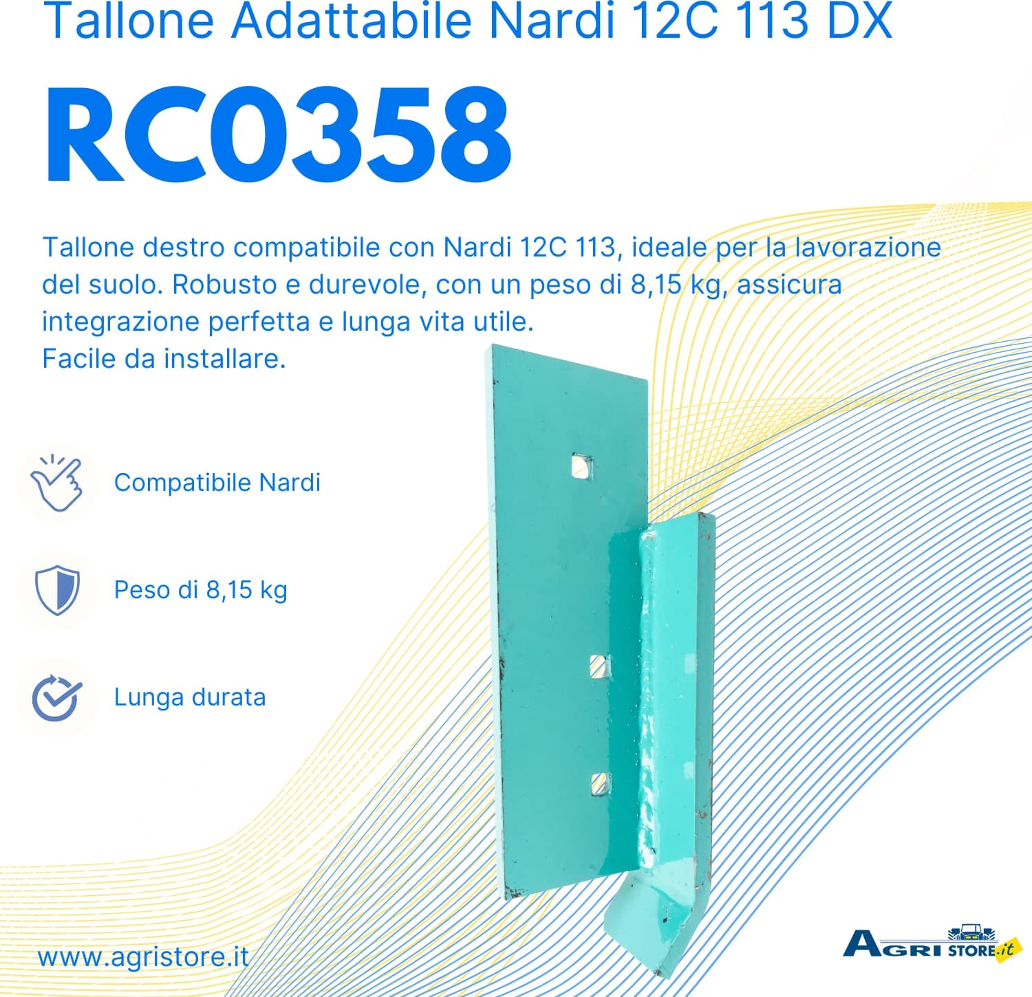 Tallone adattabile Nardi 12C 113 dx - 6