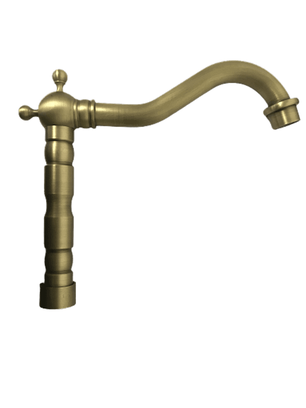 Canna per rubinetteria, bronzata artistica vintage – Bagnoclic – dorato