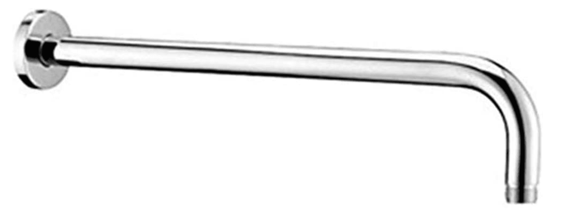 Braccio di sostegno per doccia in ottone cromato da 25 cm - 5
