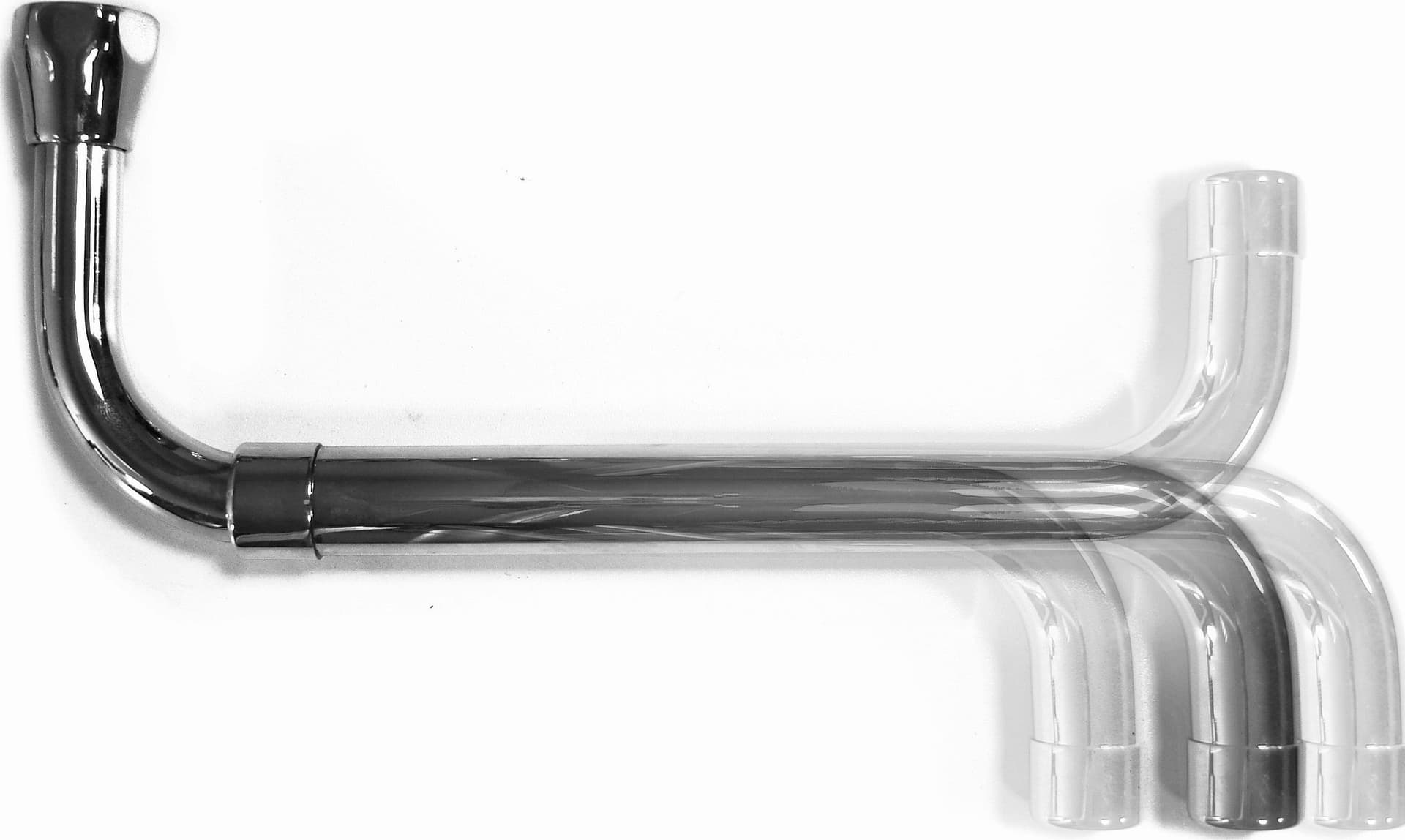 Canna becco universale per rubinetto, allungabile 23/40 cm rovesciabile – Bagnoclic – metallo