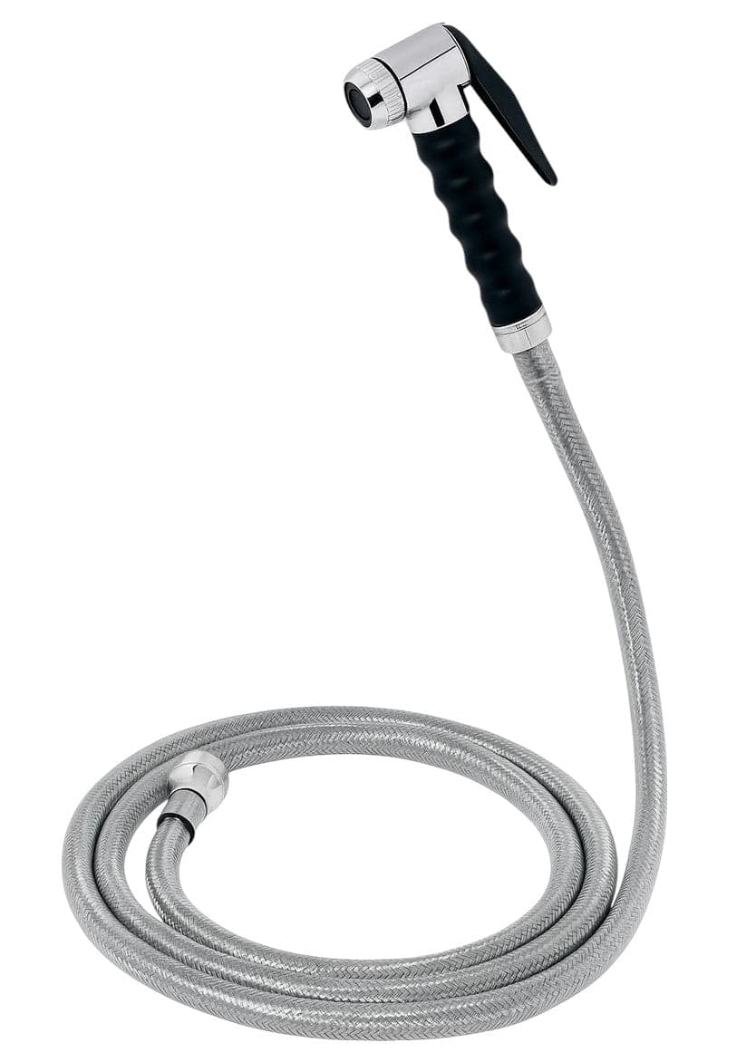 Kit doccia per forno con supporto doccia, tubo doccia silver 150 cm - 4