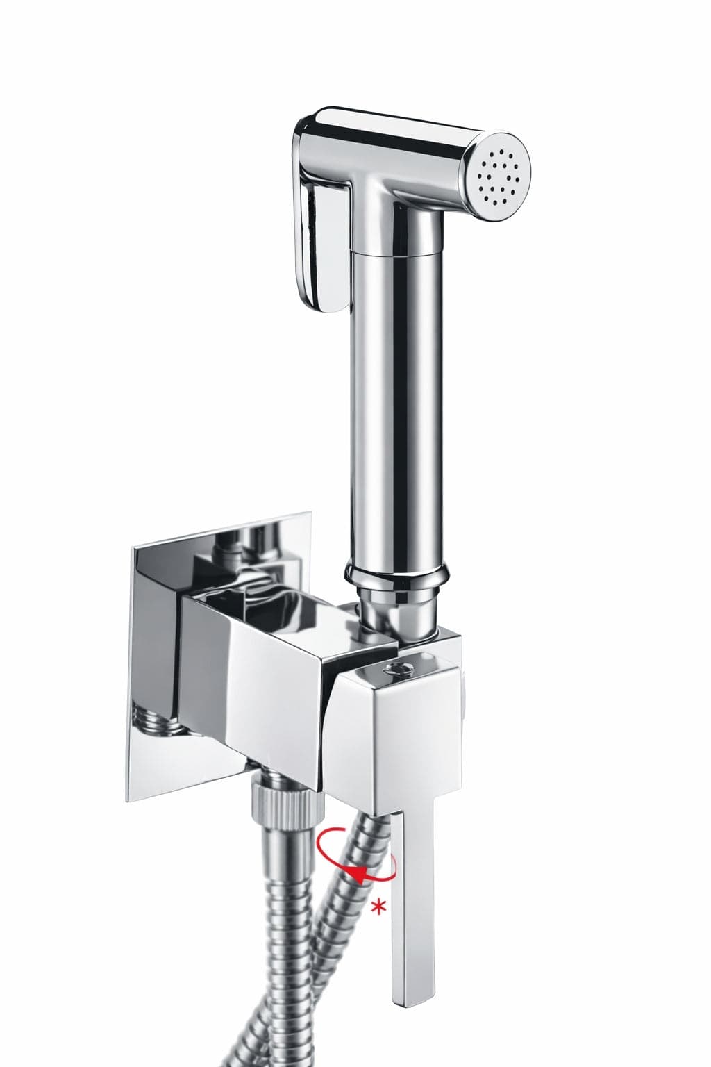 Kit per wc bidet in ottone con miscelatore - 4