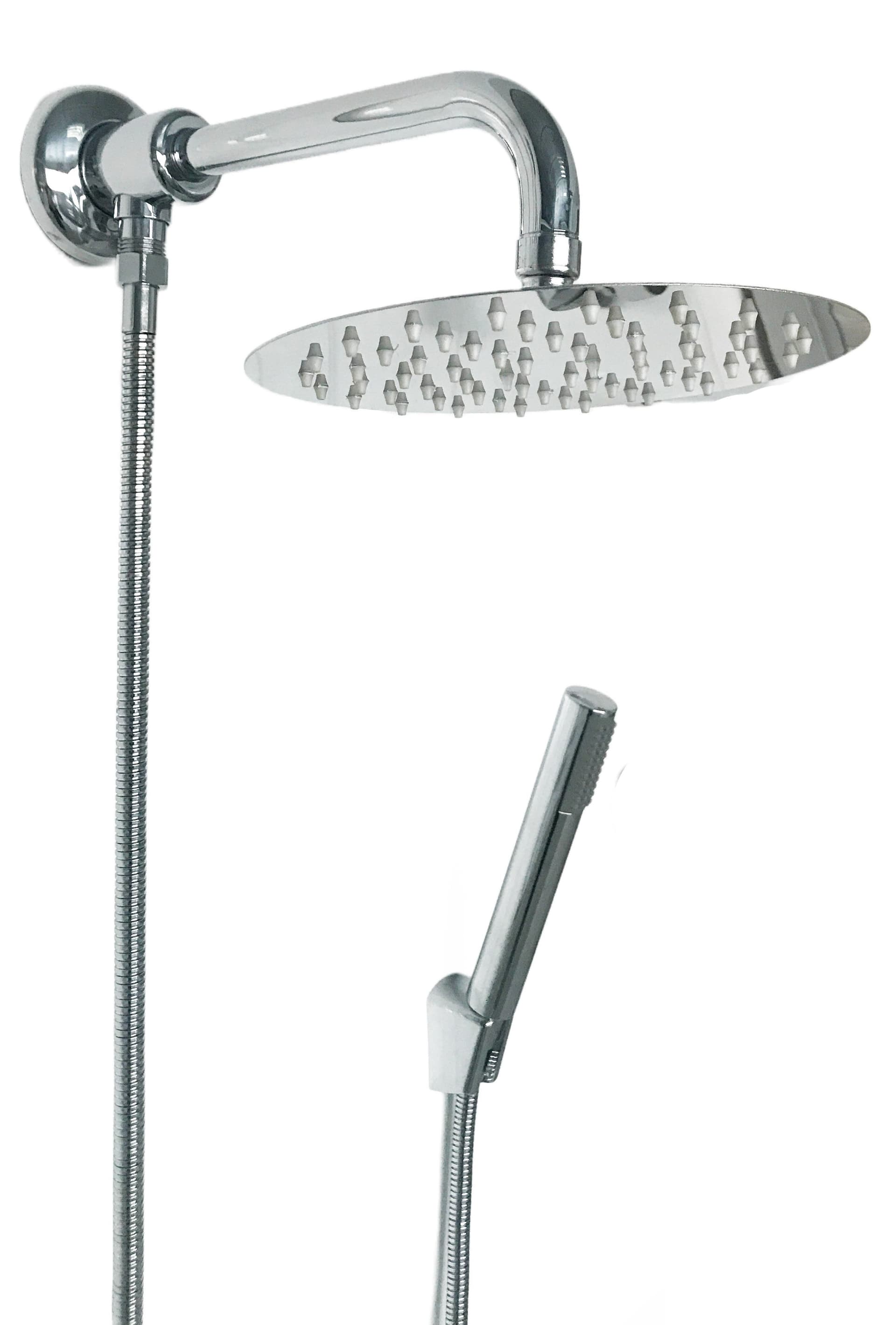 Kit set doccia con deviatore a pressione e Braccio Cm 25 - 5