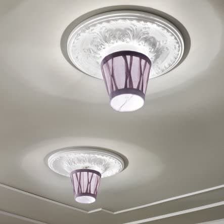 Rosone in polistirolo per soffitto e parete mod. Esmeralda diam.45 cm - 7