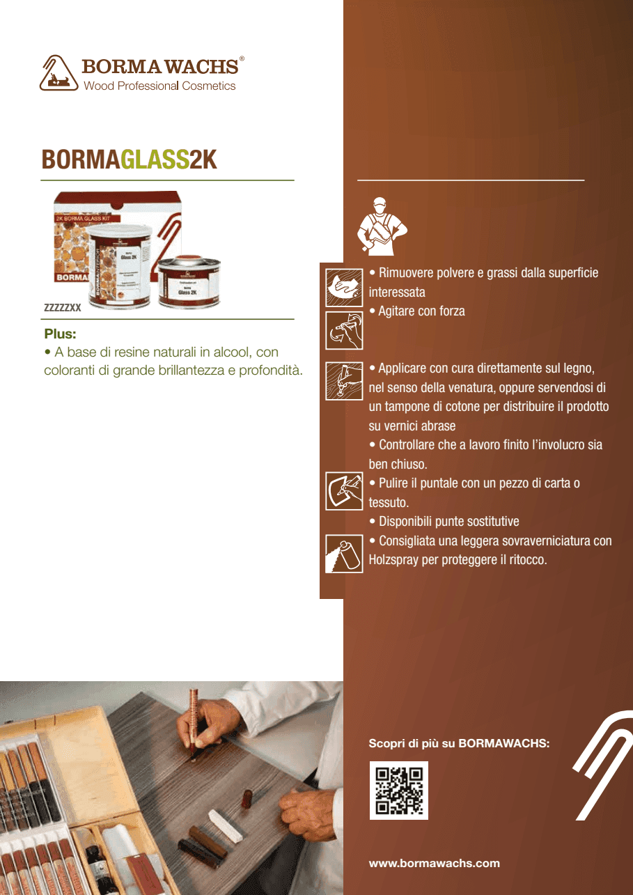 Resina Trasparente Borma Glass 2K  1Kg - 5