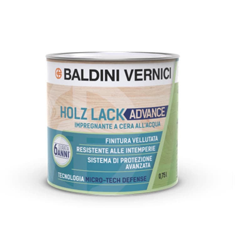 Baldini Holz Lack Advance Impregnante a cera all’acqua 750 ml - 2