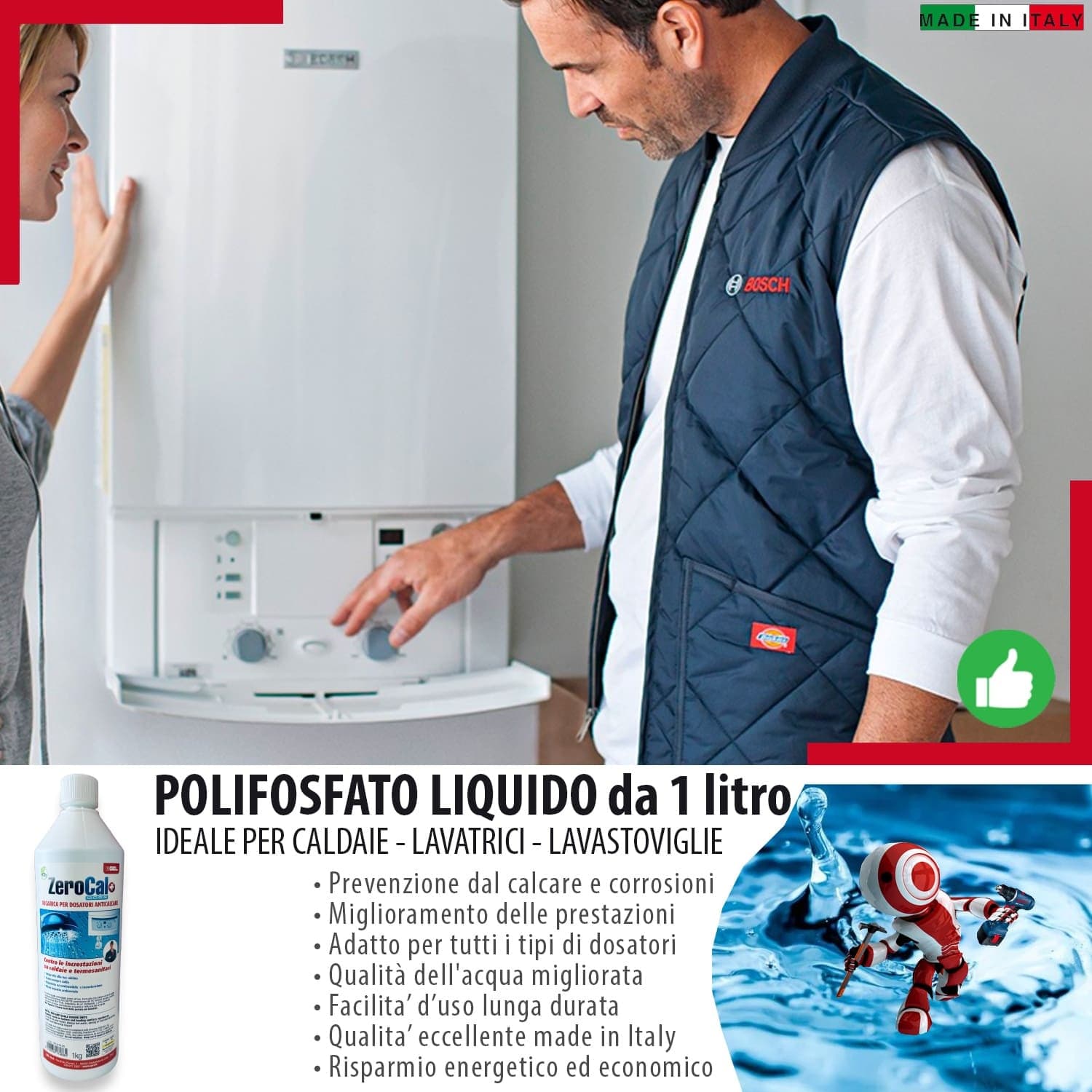 Zerocal+-Dose-1-litro-Ricarica-Per-Dosatori-Anticalcare-Ricarica-Anticalcare-Zerocal-Dose